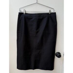 J Crew Skirt ~ Cotton Pencil Skirt ~ Black ~ Size 12